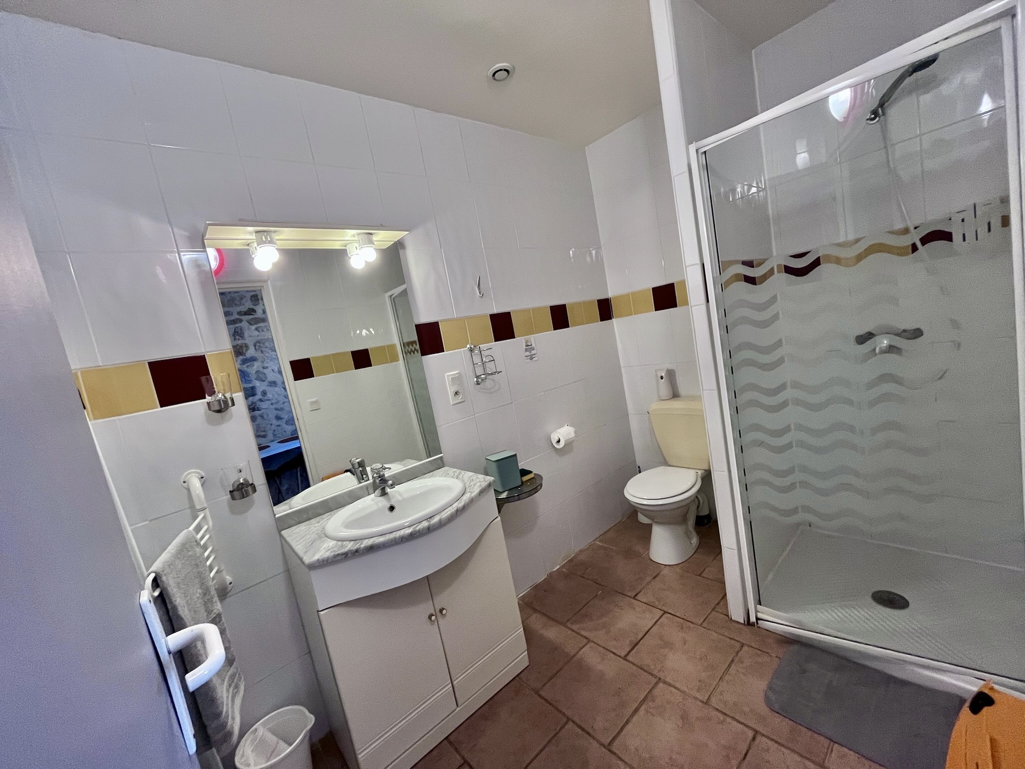 Salle de bain du Gîte de la Chocolaterie
