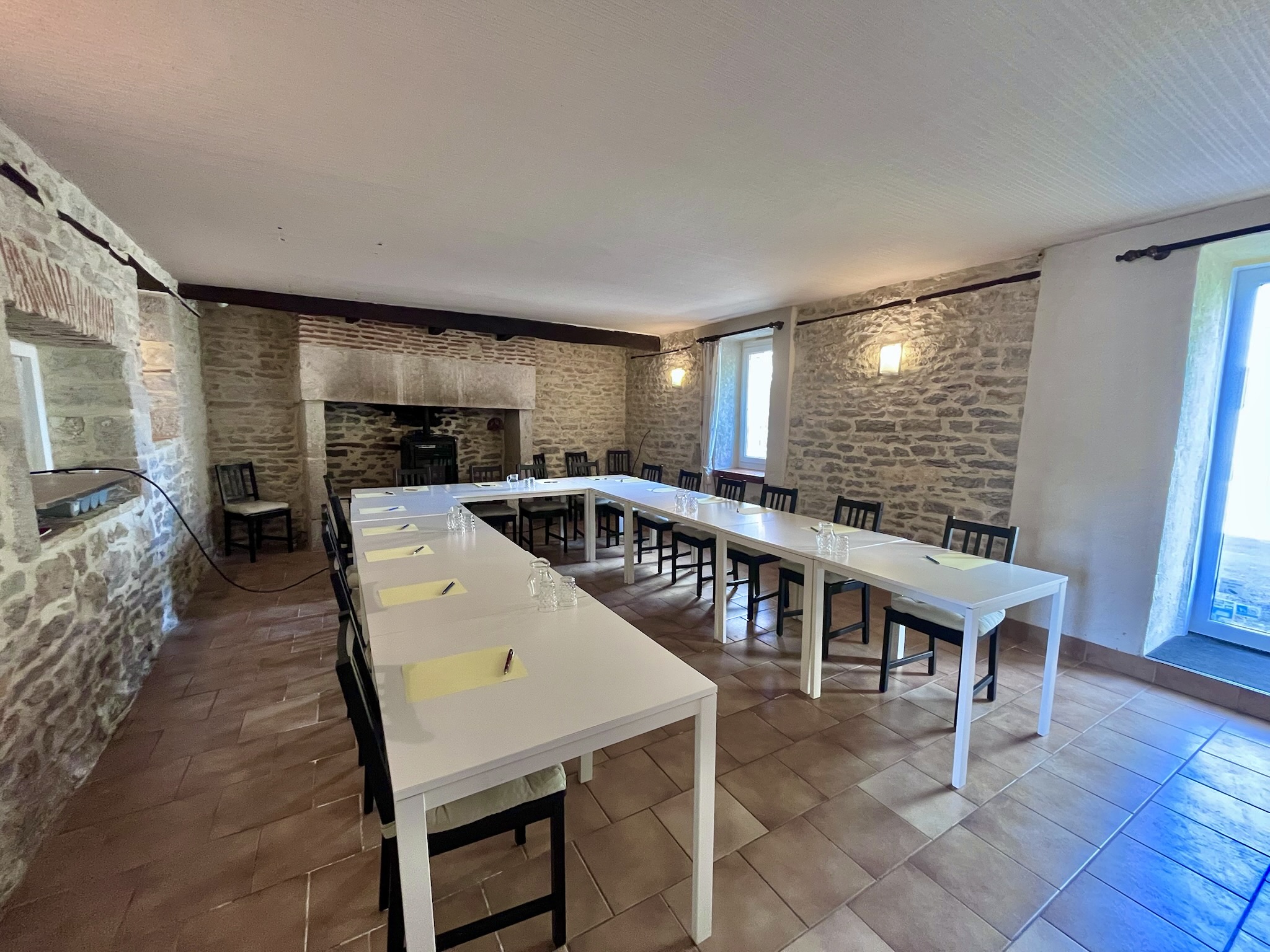 Vue de notre salle séminaire
